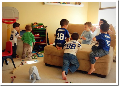 boys in playroom