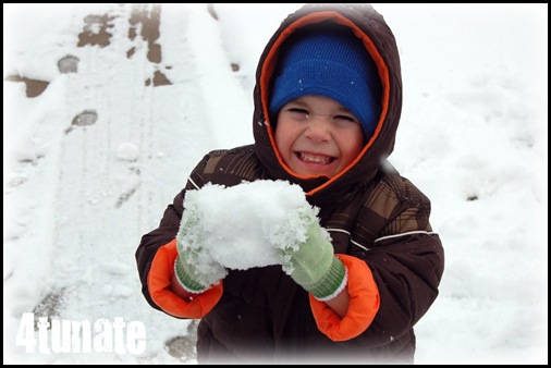 making snowballs