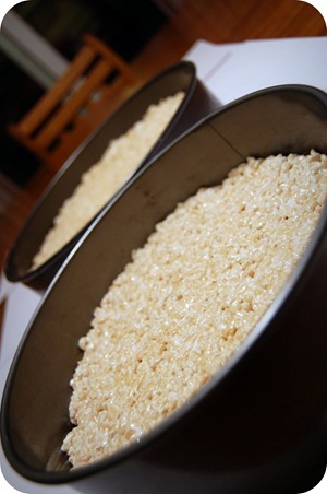 rice krispies treats cake pans