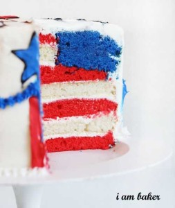 4th of july suprise layered cake i am baker