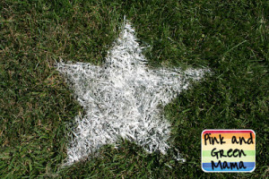 sifted flour 4th of july lawn stars