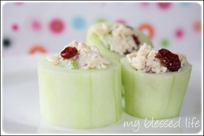 chicken salad cucumber cups recipe