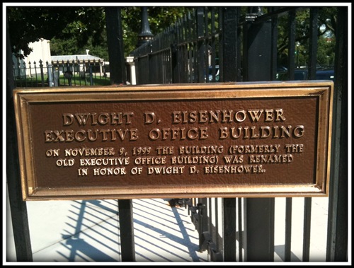 Executive Office Building Dwight D Eisenhower Entrance