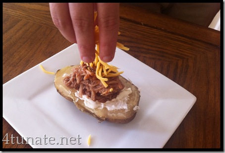 recipe bbq pulled pork baked potatoes