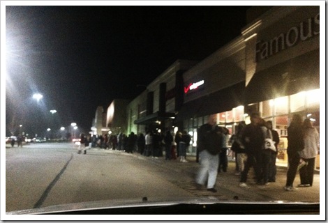 black friday midnight lines at kohls