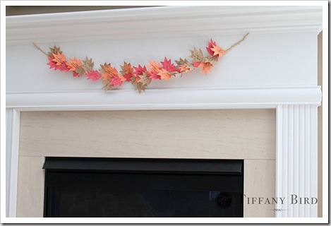 thanksgiving leaf garland