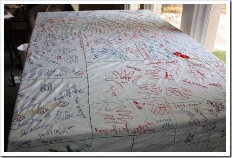 thanksgiving tablecloth grateful for