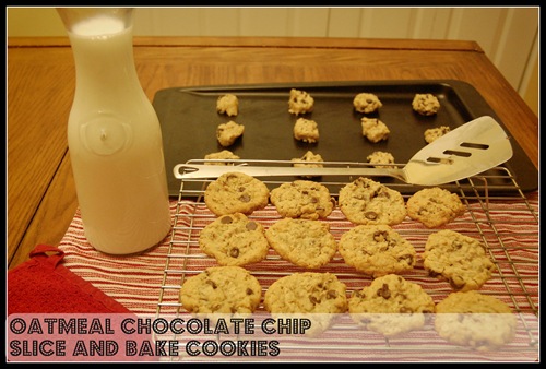 homemade oatmeal chocolate chip cookies