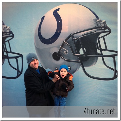 Indianapolis Colts Super Bowl Village Billboard