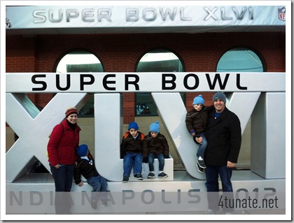 Super Bowl 46 Sign Group Picture