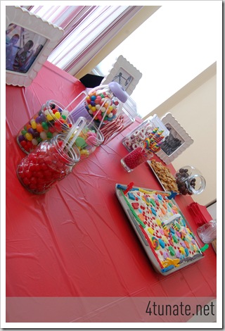 candy buffet for candy land party