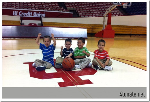 center court indiana basketball photo