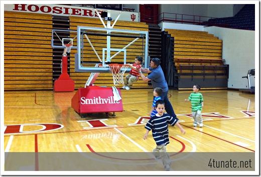 iu dunk basketball