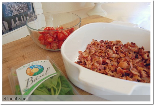blt pasta salad with pesto sauce ingredients