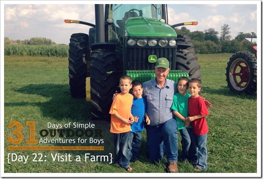 Day 22 Visit a Farm Simple Outdoor Adventures for Boys