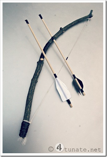 how to make a homemade bow and arrow for boys