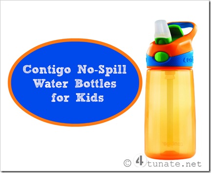 contigo no spill water bottles for kids spill proof