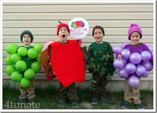 fruit of the womb halloween costume quadruplets