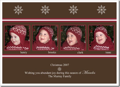 2007 Christmas Card