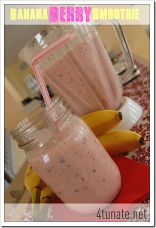 best of 2012 banana berry smoothie