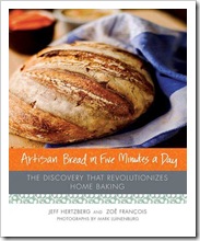 artisian bread in five minutes a day - jeff hertzberg and zoe fancois