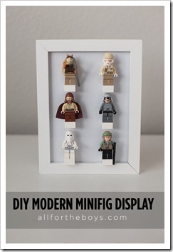 diy lego mini figure display