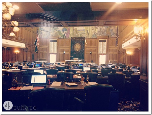 visiting the indiana state house with kids