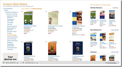 KidVentures #1 for Amazon Homeschool Books