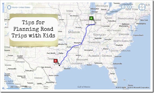 tips for planning road trips with kids