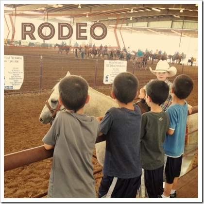 adventures with kids going to a rodeo