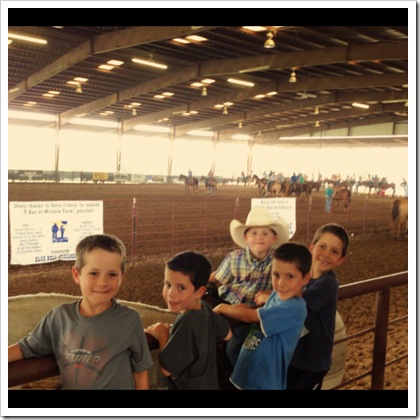 taking kids to a rodeo