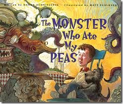 favorite library books - The Monster Who Ate My Peas