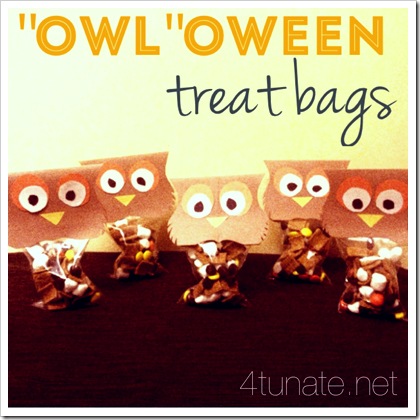 owl treat bags for halloween