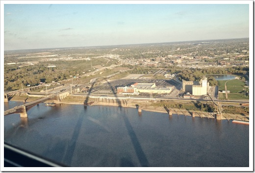 view on top of the arch shaddow