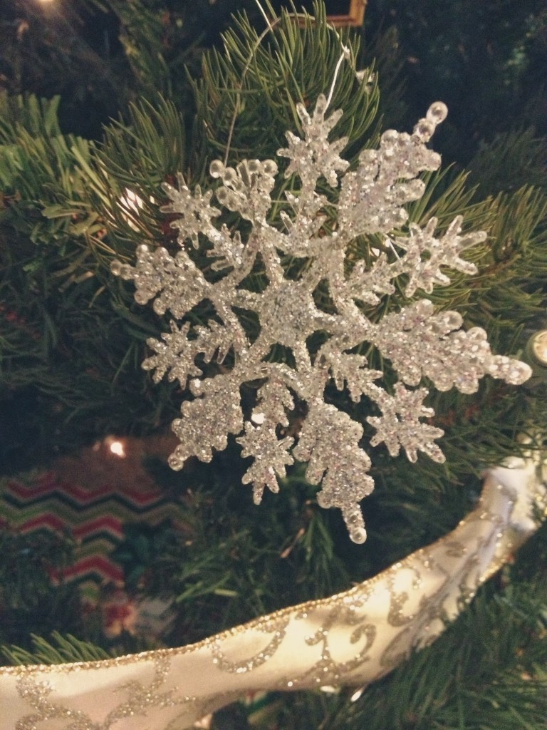 snowflake christmas ornament