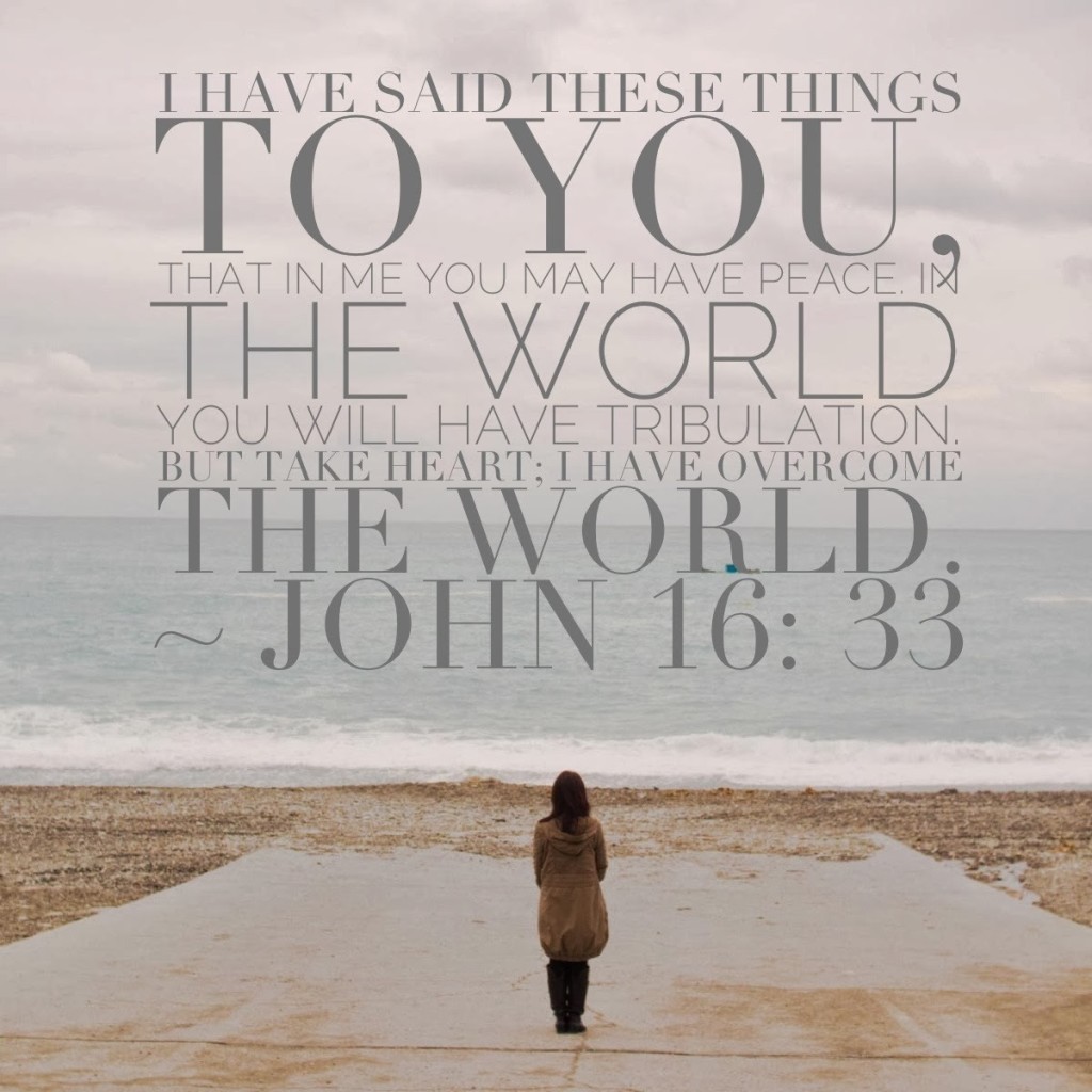 john 16 33 i have overcome the world